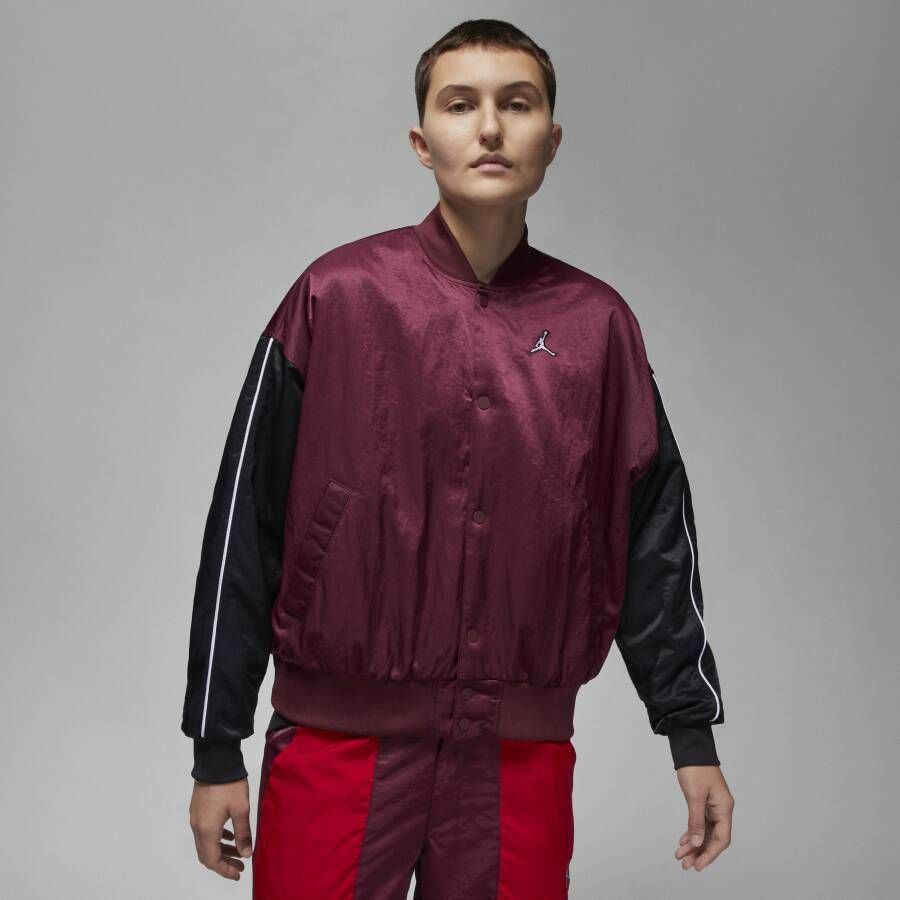 Jordan Flight Renegade Jacket Pufferjassen Kleding red black white maat: L beschikbare maaten:XS S M L