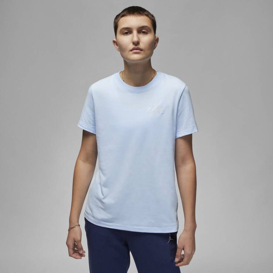 Jordan Flight T-shirt voor dames Blauw