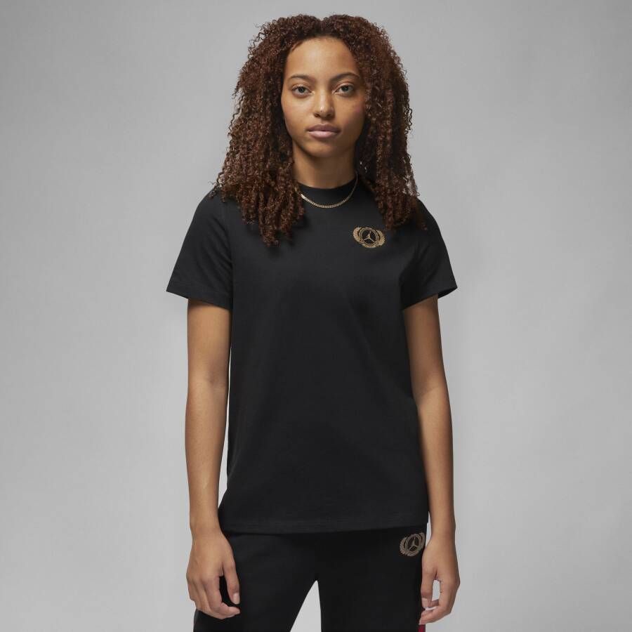 Jordan Flight T-shirt voor dames Zwart
