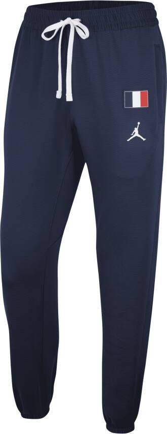 Jordan Frankrijk Therma Flex Showtime Basketbalbroek voor heren Blauw