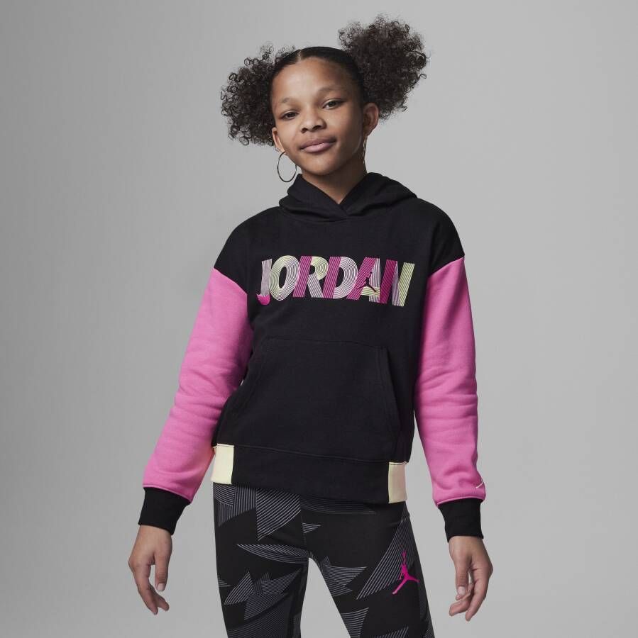 Jordan Fundamental Pullover Hoodie voor kids Zwart