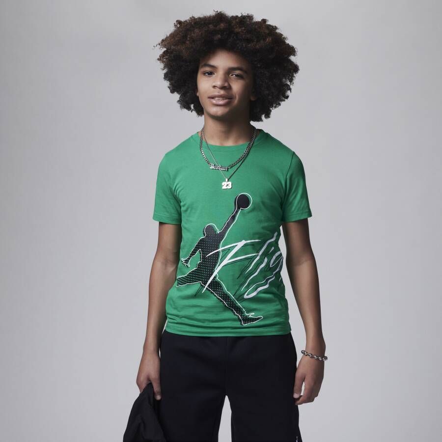 Jordan Halftone Flight Tee T-shirt voor jongens Groen
