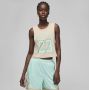 Jordan (Her)itage Tanktop voor dames Bruin - Thumbnail 1