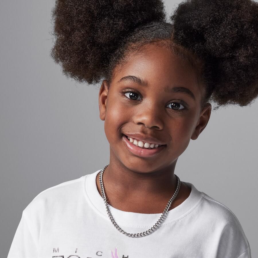 Jordan 1984 tweedelige retroset met bikeshorts voor kleuters Paars - Foto 2