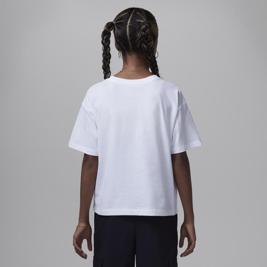 Jordan 1st Baby Blue T-shirt voor kids Wit - Foto 4