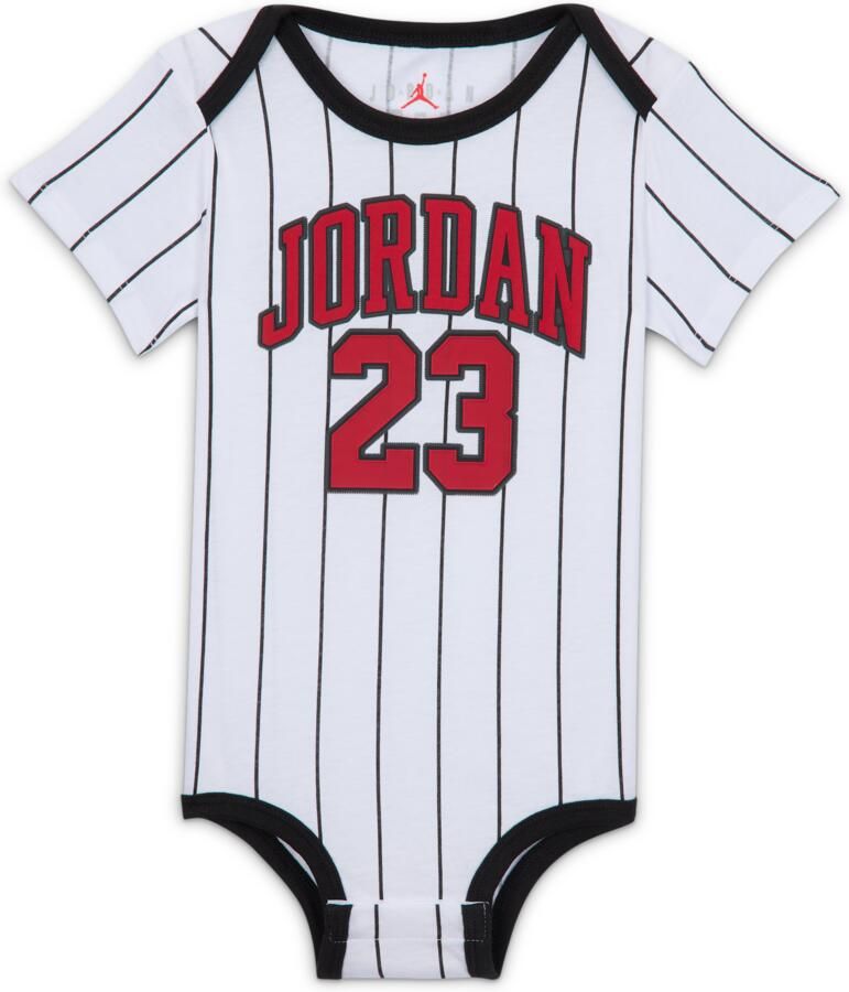 Jordan 23 driedelige babyset met hoodie met rits over de hele lengte (6-12) Zwart