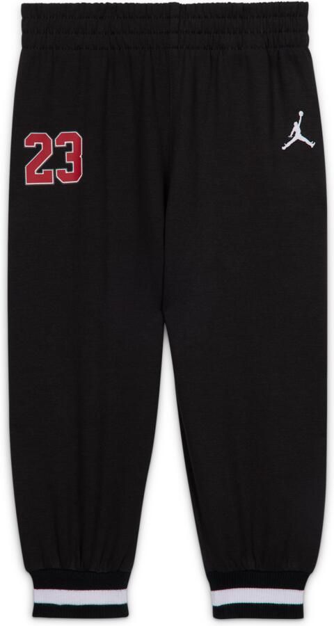 Jordan 23 driedelige babyset met hoodie met rits over de hele lengte (6-12) Zwart - Foto 3