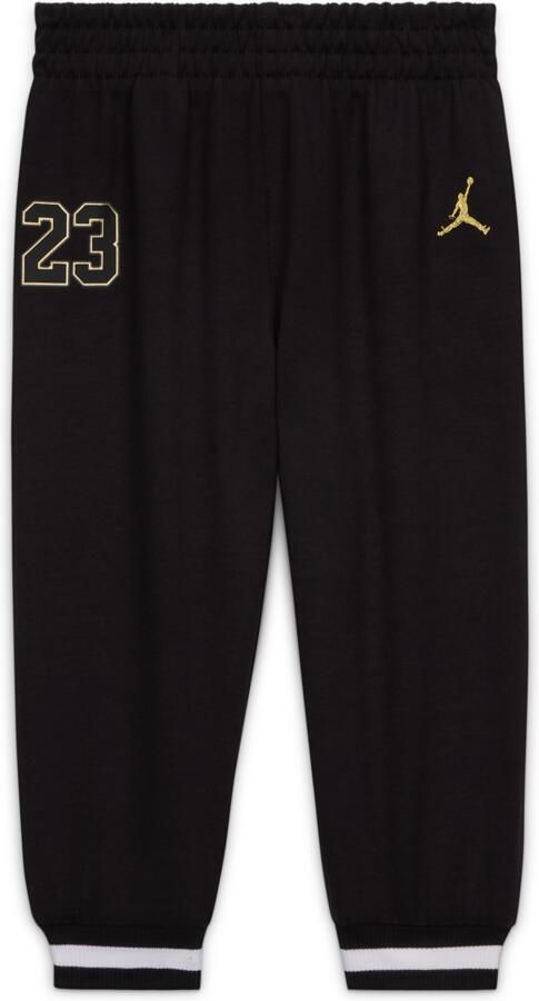Jordan 23 driedelige babyset met hoodie met rits over de hele lengte (6-12) Zwart - Foto 3