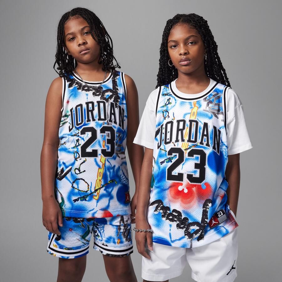 Jordan  23 jersey voor kids Blauw - Foto 4