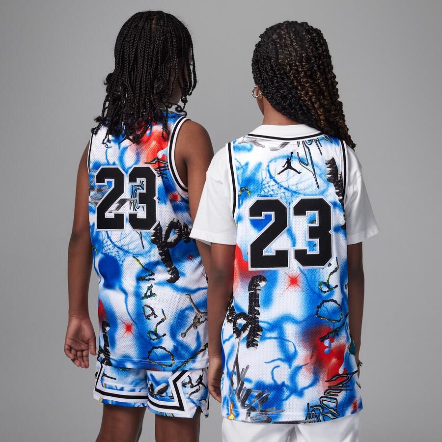 Jordan  23 jersey voor kids Blauw