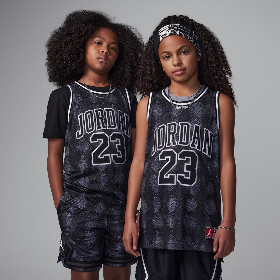 Jordan  23 jersey voor kids Grijs - Foto 4