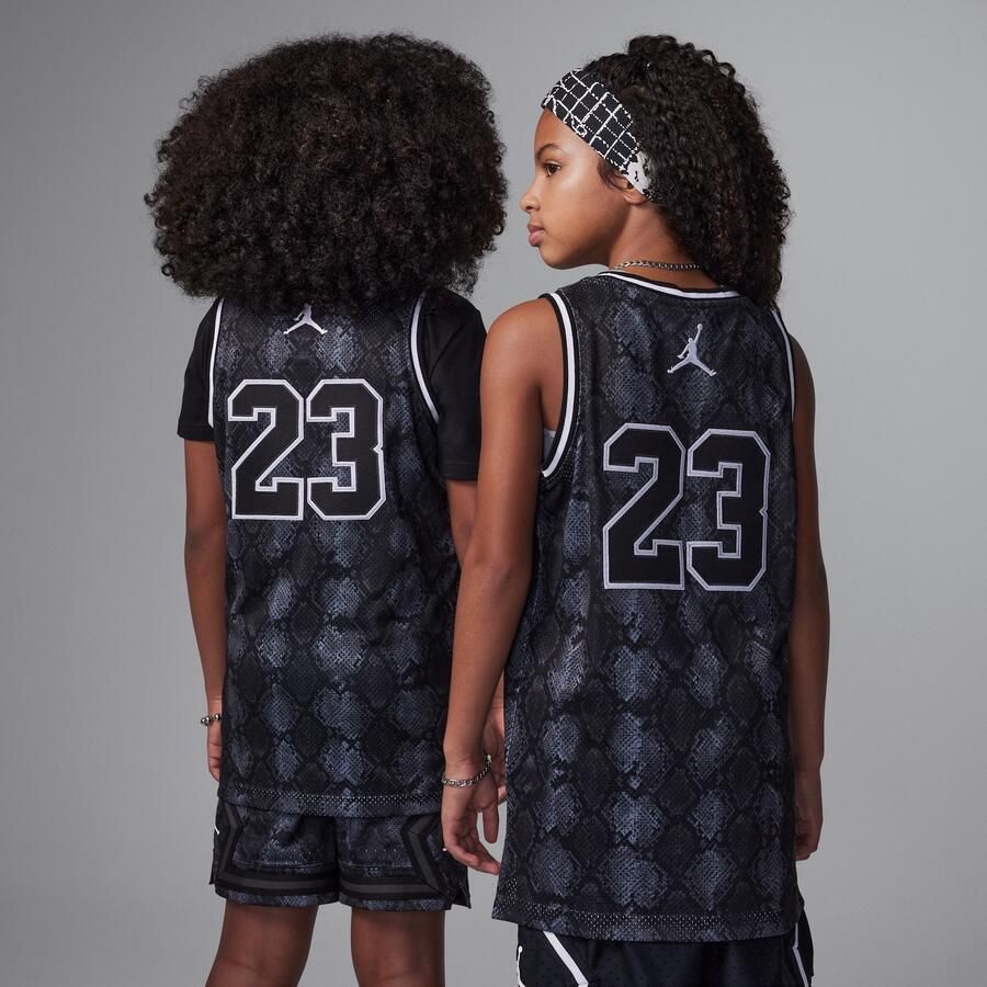 Jordan  23 jersey voor kids Grijs