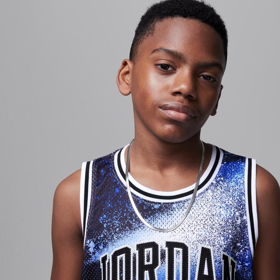 Jordan  23 jersey voor kids Zwart - Foto 2