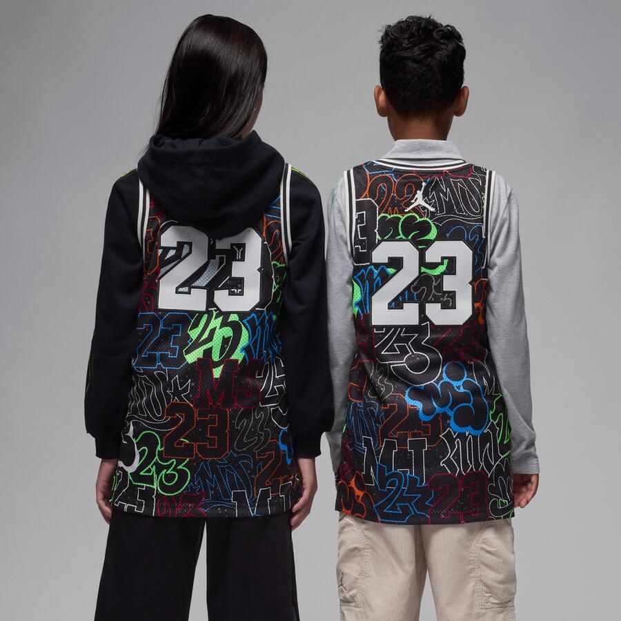 Jordan  23 jersey voor kids Zwart