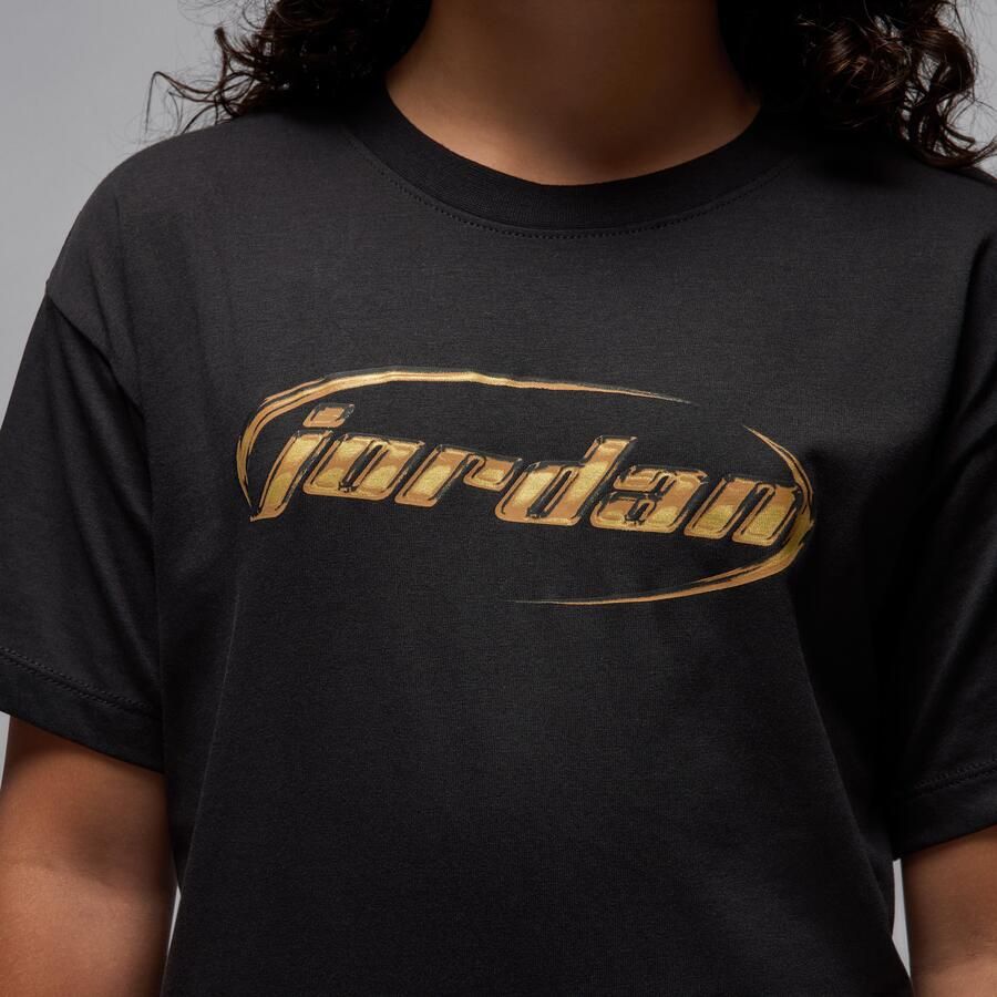 Jordan  23 Shine T-shirt voor kids Zwart - Foto 3