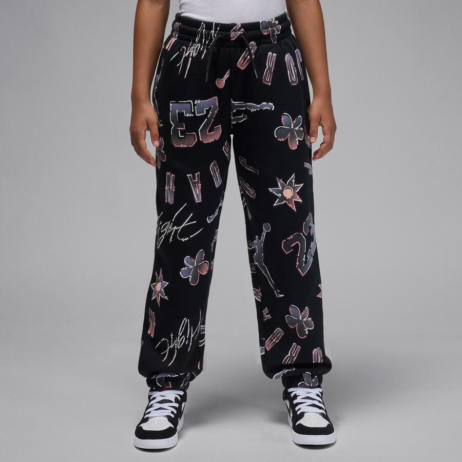 Jordan '23 Throwback fleecebroek voor kids Zwart - Foto 4