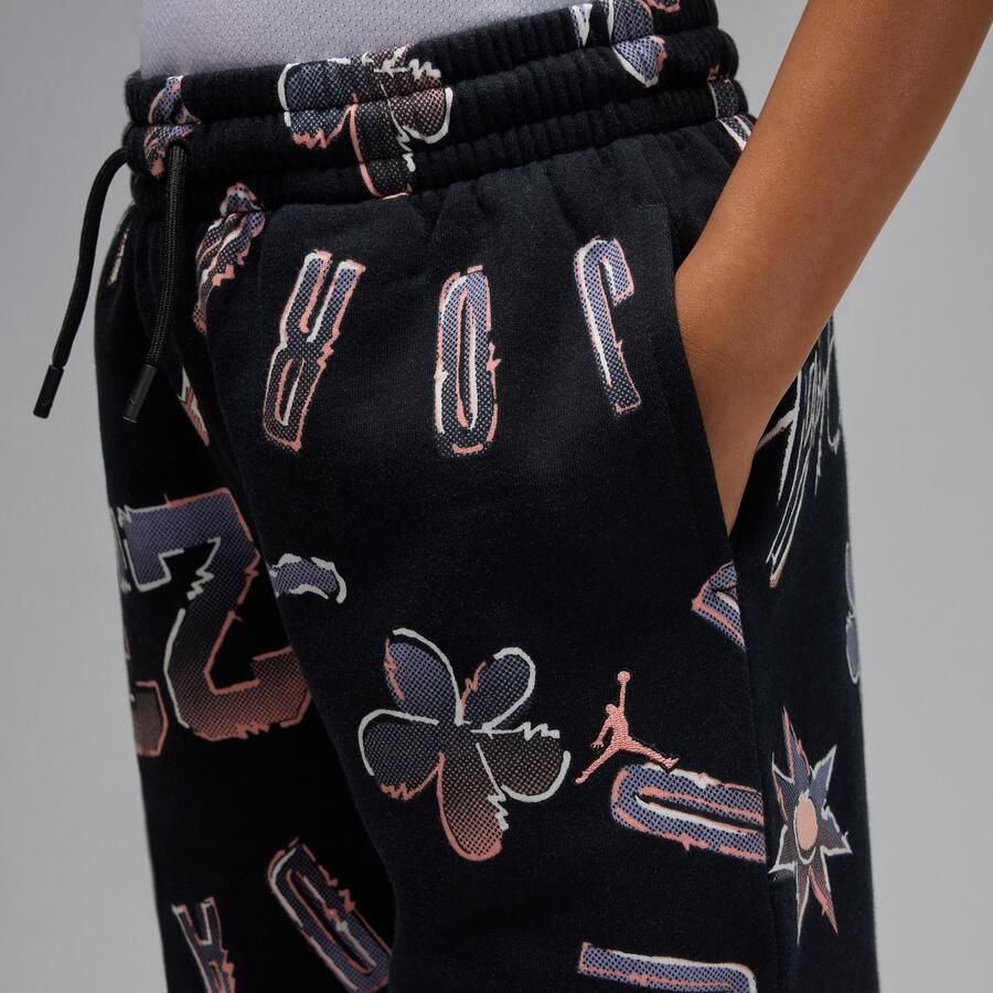 Jordan '23 Throwback fleecebroek voor kids Zwart - Foto 3