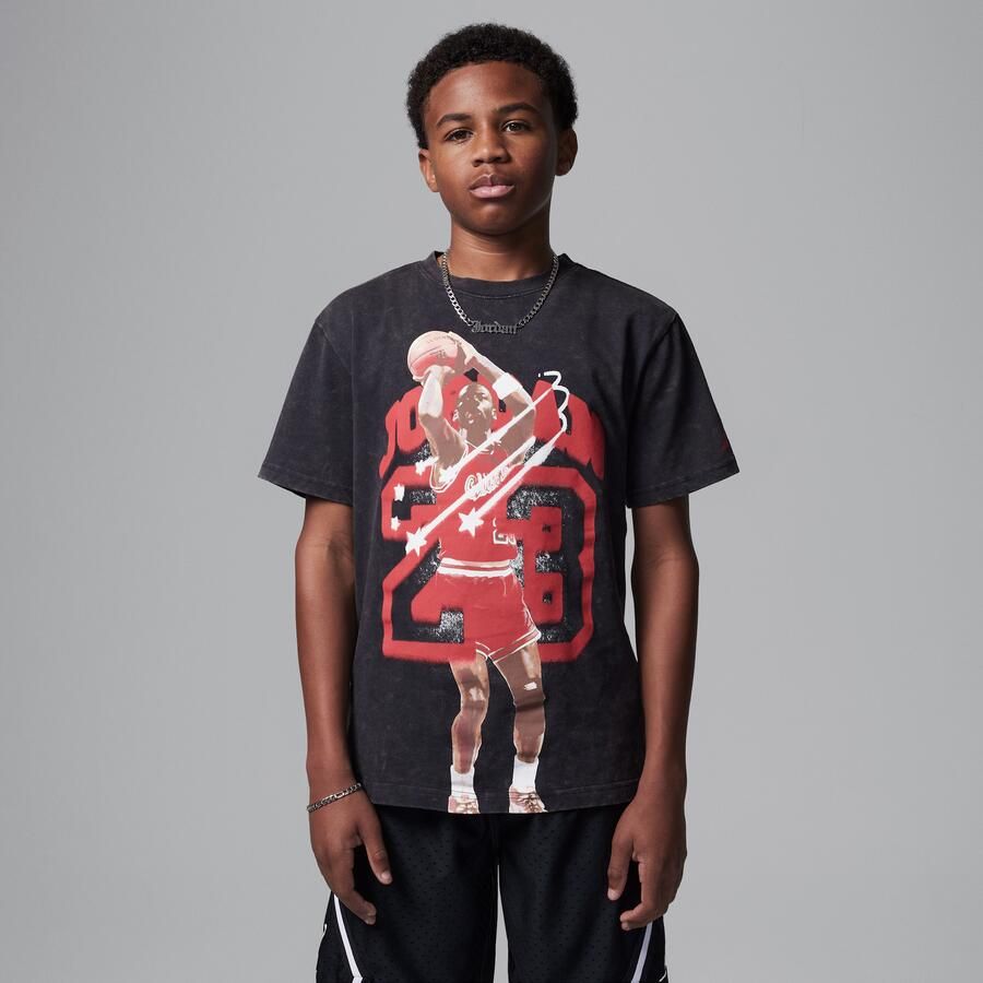 Jordan 40th Anniversary T-shirt voor kids Zwart - Foto 4