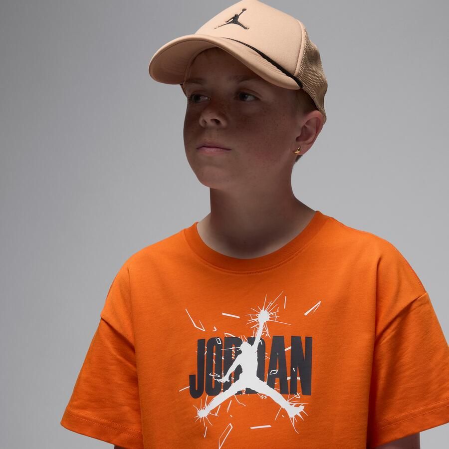 Jordan '85 Shatter T-shirt voor kids Oranje - Foto 2
