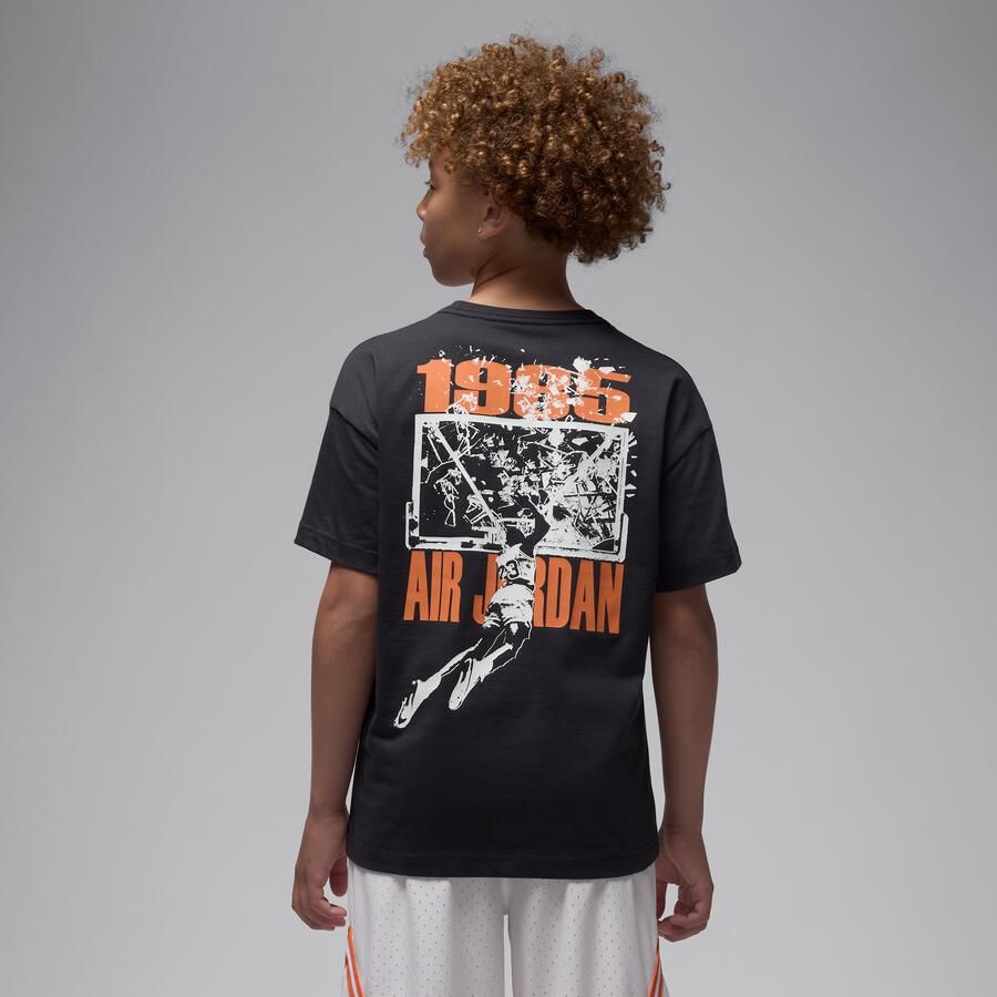 Jordan '85 Shatter T-shirt voor kids Zwart