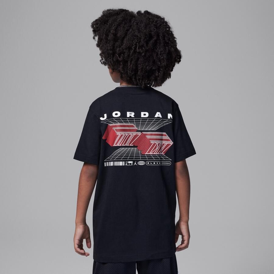 Jordan Air 11 23 raster T-shirt voor kids Zwart