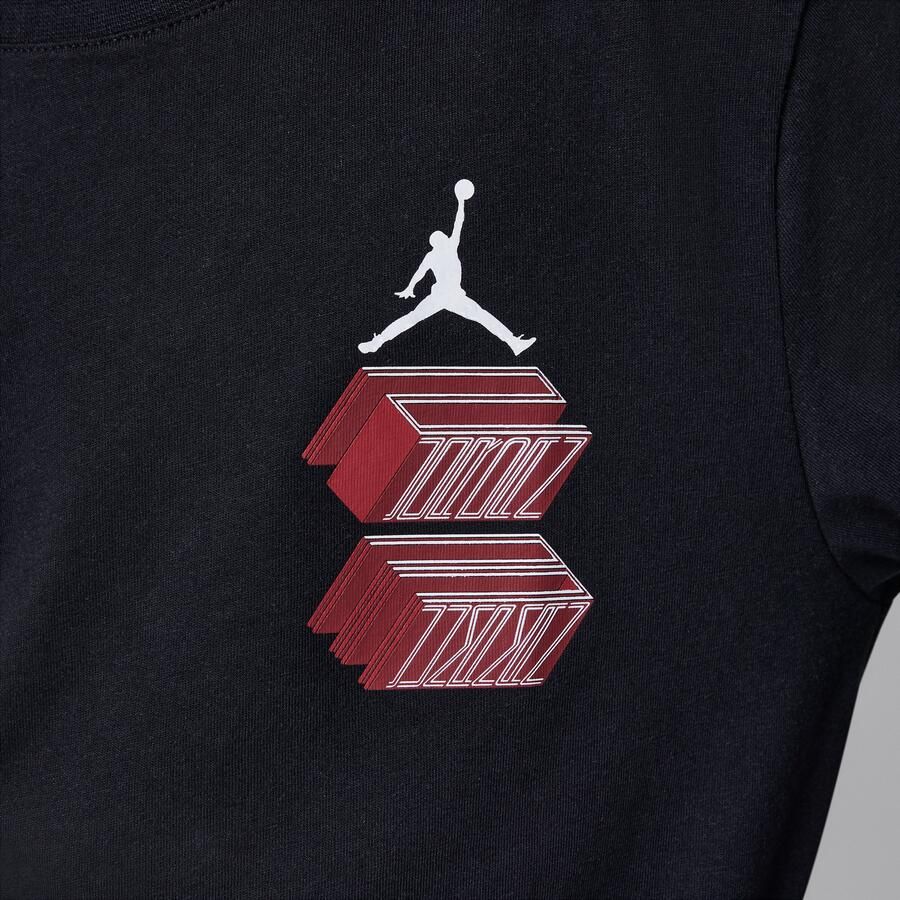 Jordan Air 11 23 raster T-shirt voor kids Zwart - Foto 3