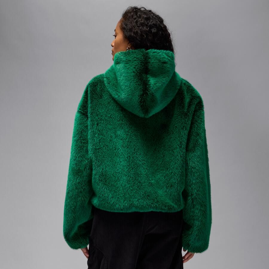 Jordan Air damesjack met capuchon Groen