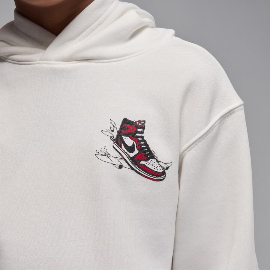 Jordan 'Air Has Landed' hoodie voor kids Wit - Foto 3