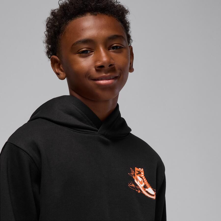 Jordan 'Air Has Landed' hoodie voor kids Zwart - Foto 2