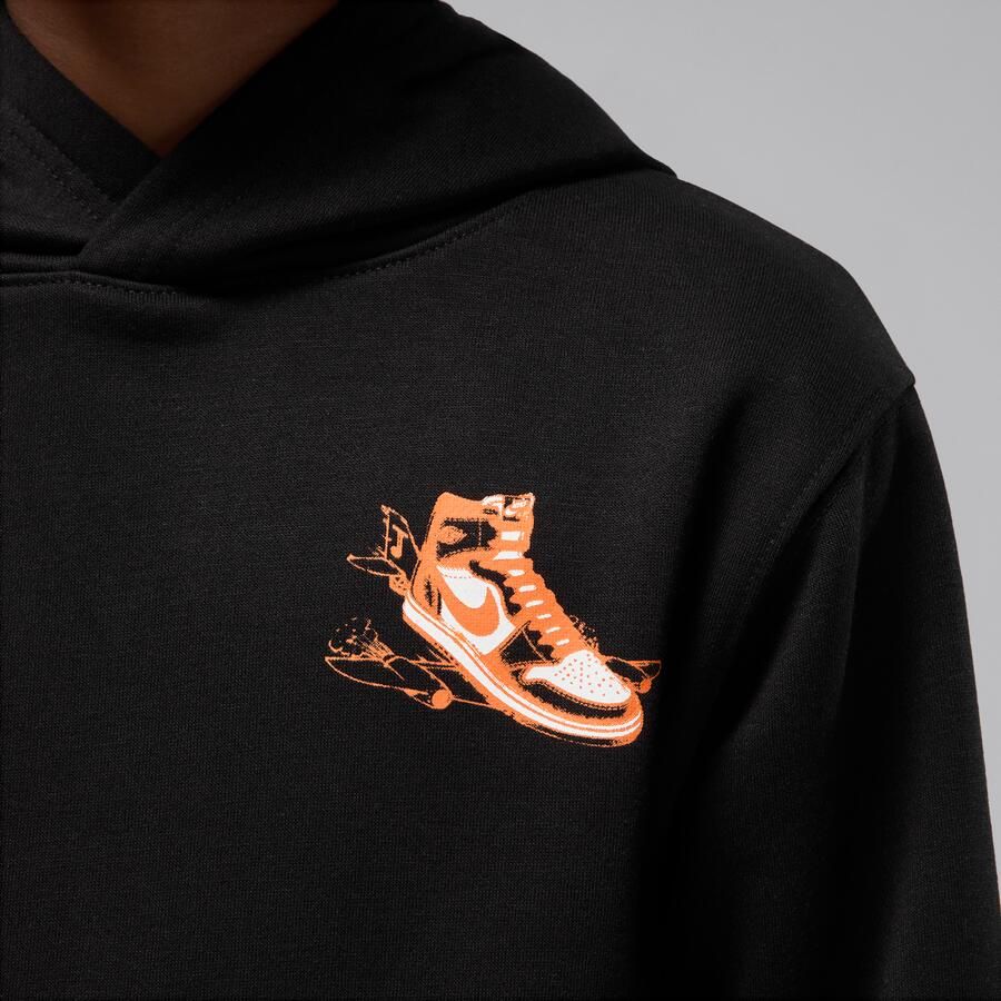 Jordan 'Air Has Landed' hoodie voor kids Zwart - Foto 3
