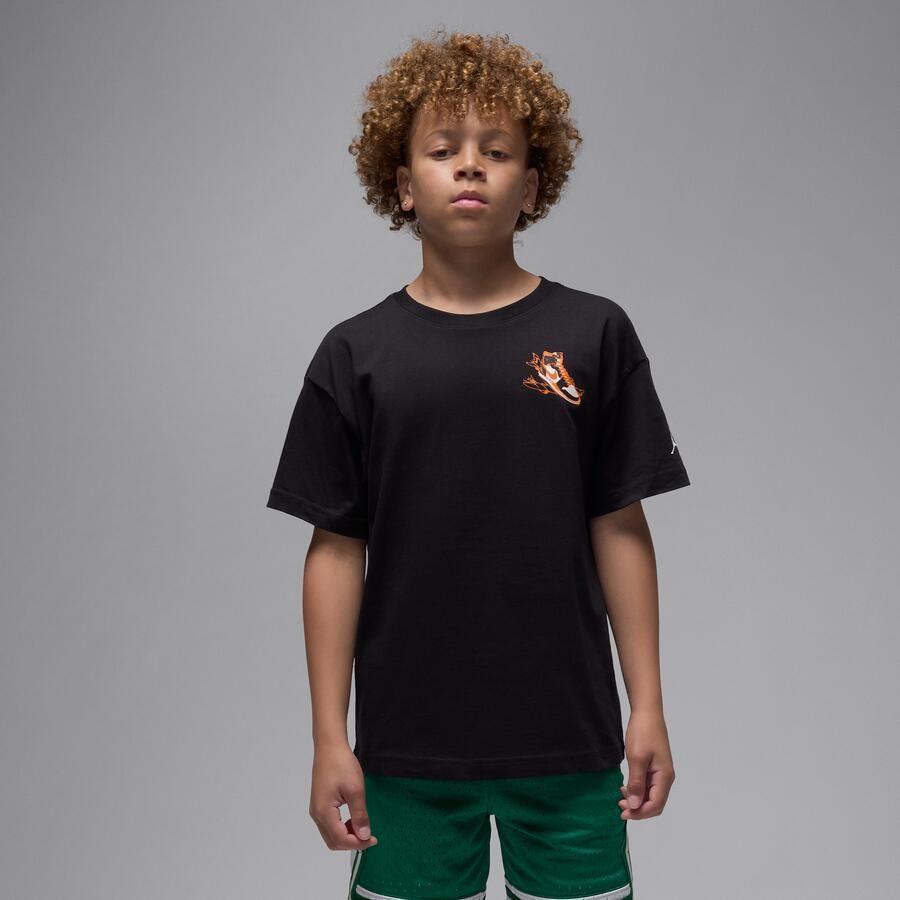 Jordan 'Air Has Landed' T-shirt voor kids Zwart - Foto 4