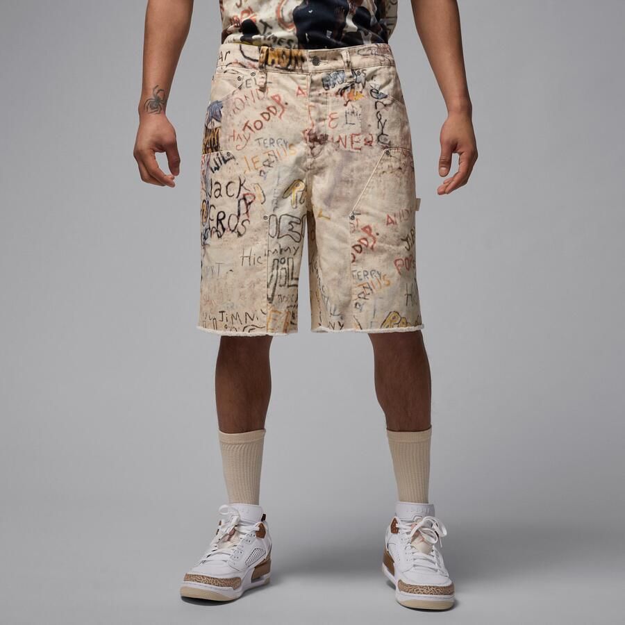 Jordan Air herenshorts met print Wit - Foto 4