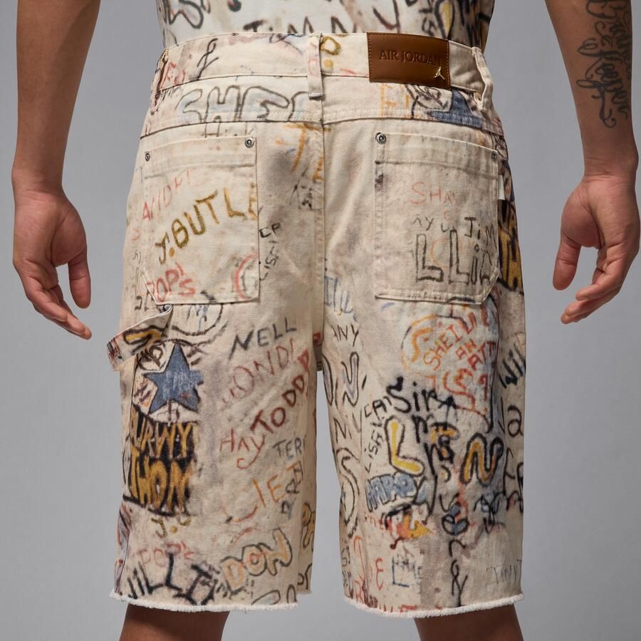 Jordan Air herenshorts met print Wit - Foto 2