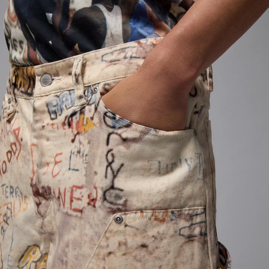 Jordan Air herenshorts met print Wit - Foto 3