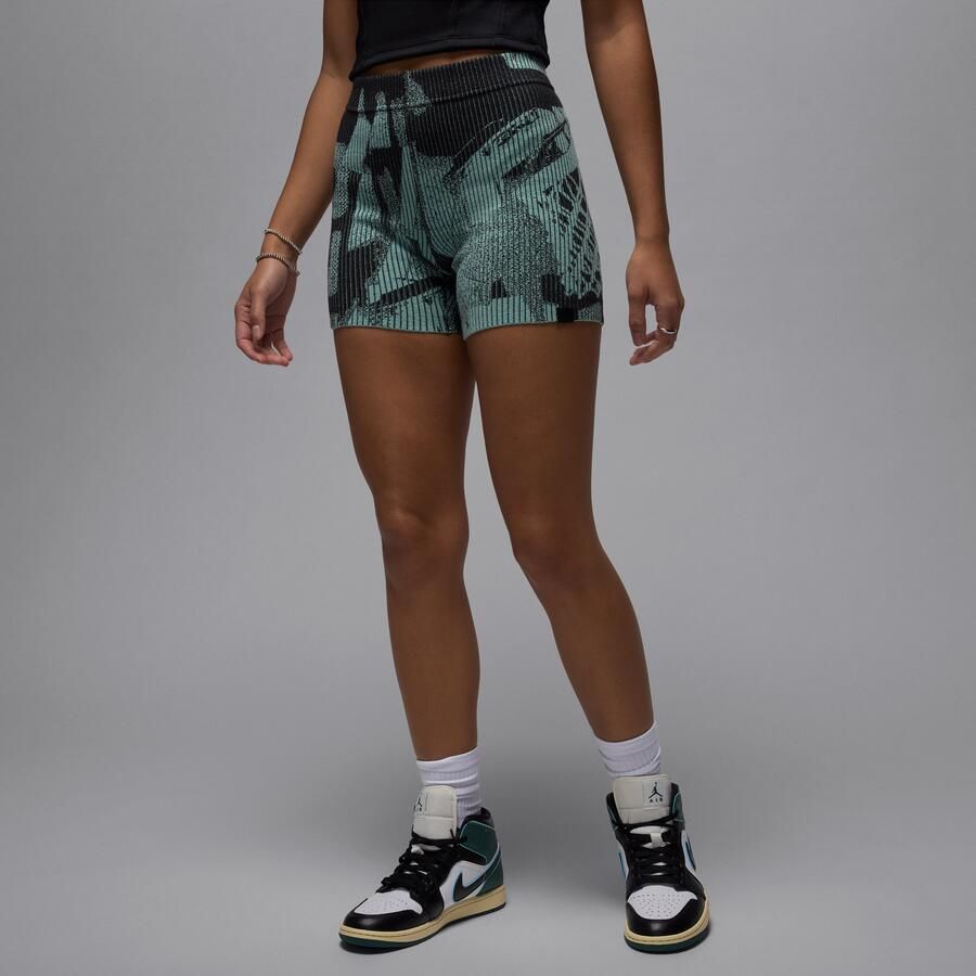 Jordan Air knit damesshorts Groen - Foto 4