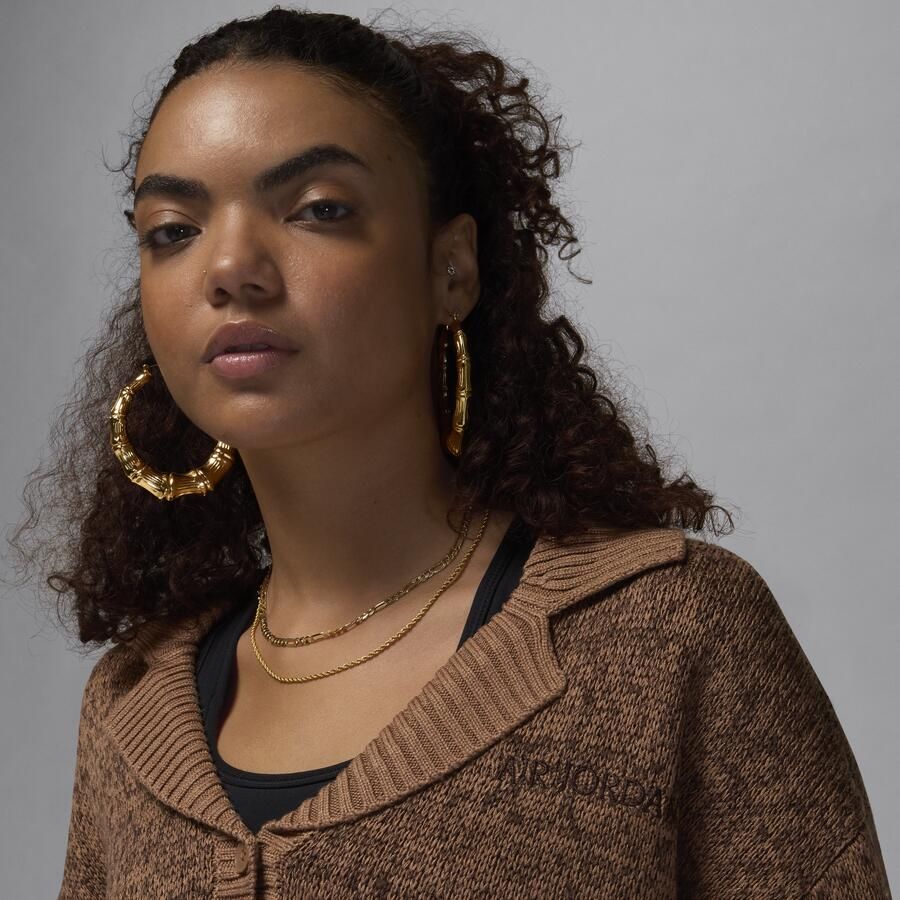 Jordan Air knit damesvest Bruin