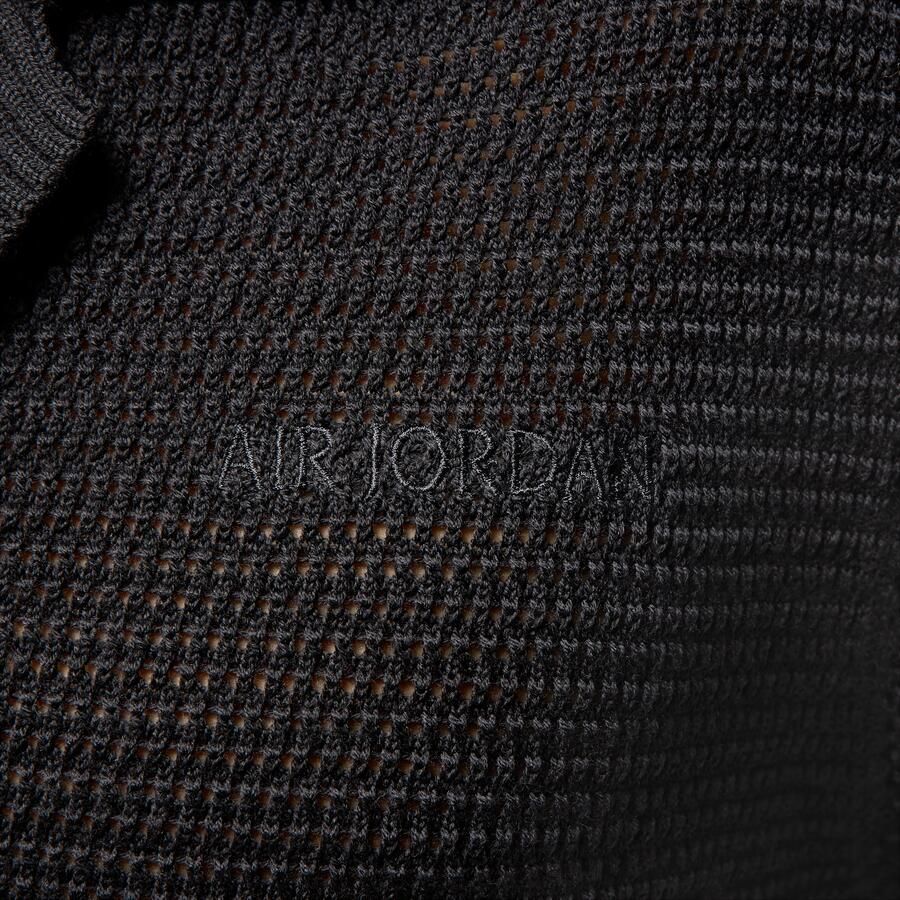 Jordan Air knit herentop met korte mouwen Zwart - Foto 3