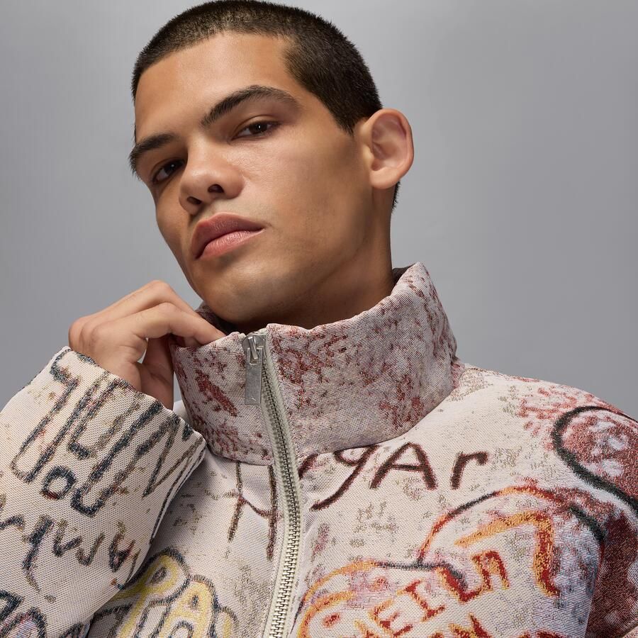 Jordan Air pufferjack voor heren Wit - Foto 2