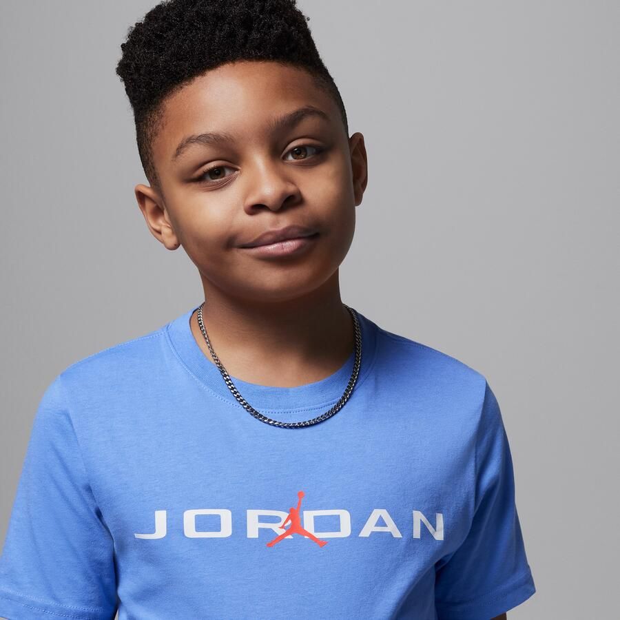 Jordan Air Stretch T-shirt voor kids Blauw - Foto 2