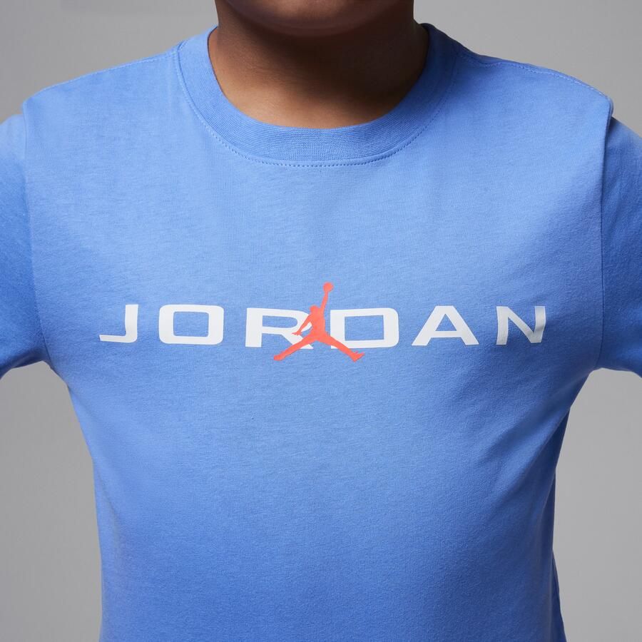 Jordan Air Stretch T-shirt voor kids Blauw - Foto 3