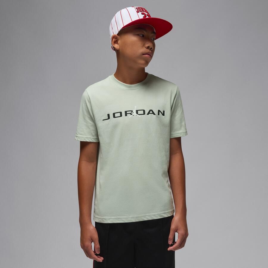 Jordan Air Stretch T-shirt voor kids Grijs - Foto 4