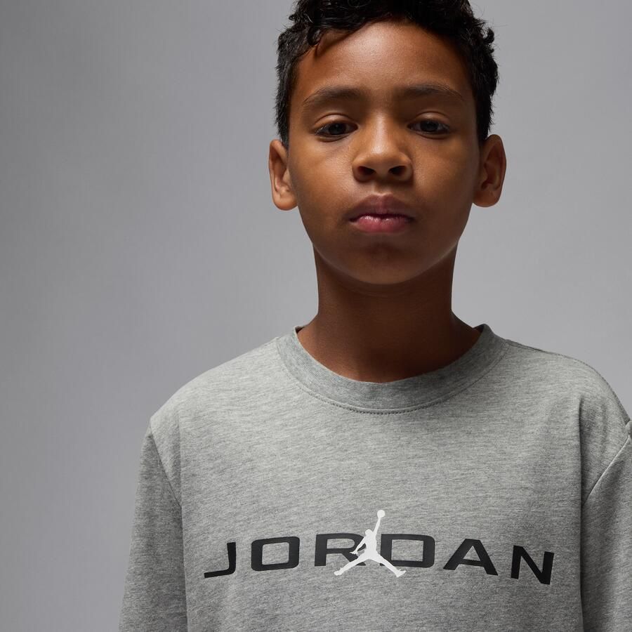 Jordan Air Stretch T-shirt voor kids Grijs - Foto 2