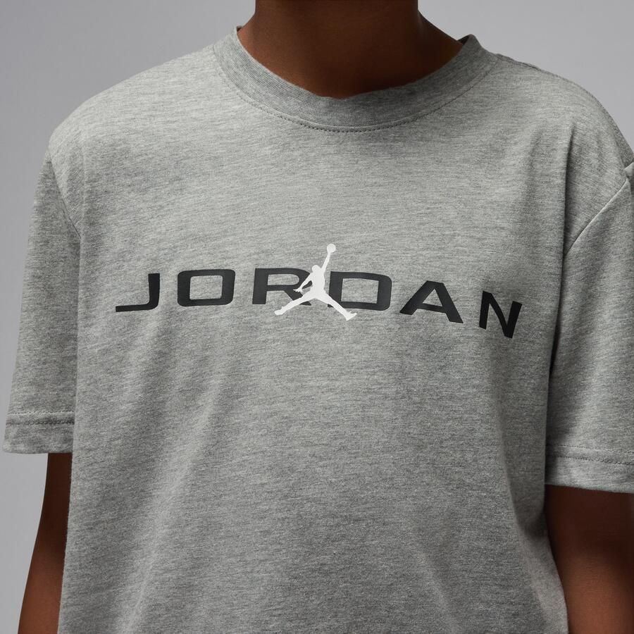 Jordan Air Stretch T-shirt voor kids Grijs - Foto 3