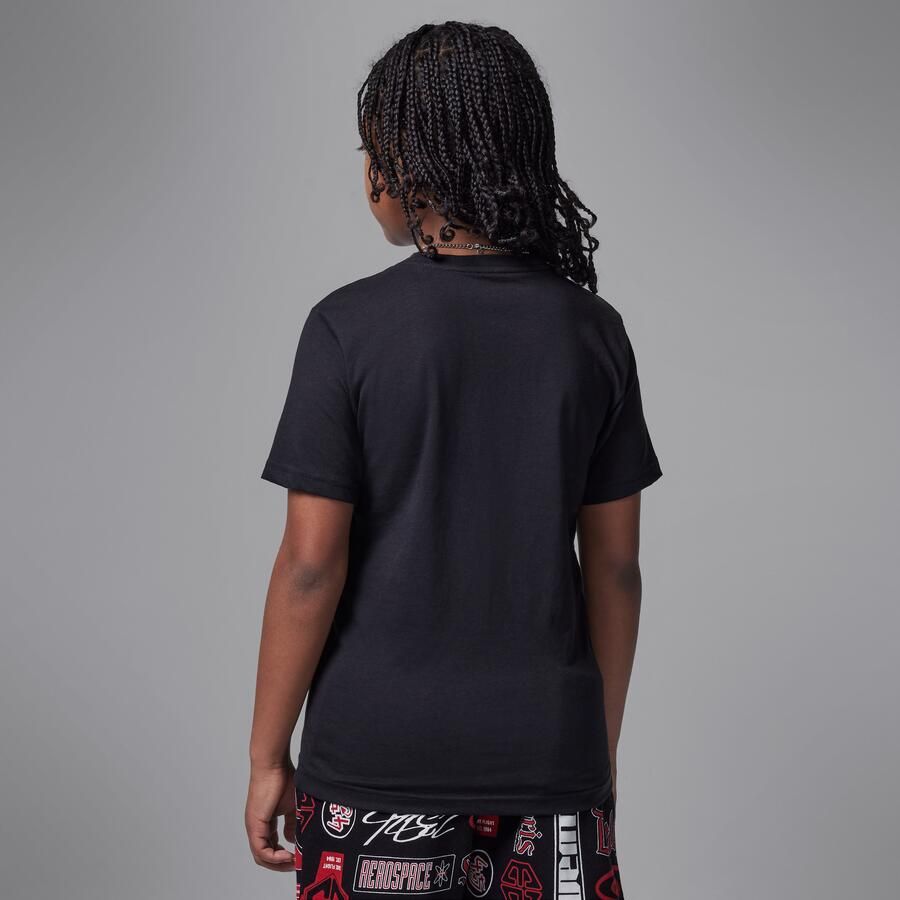 Jordan Air Stretch T-shirt voor kids Zwart