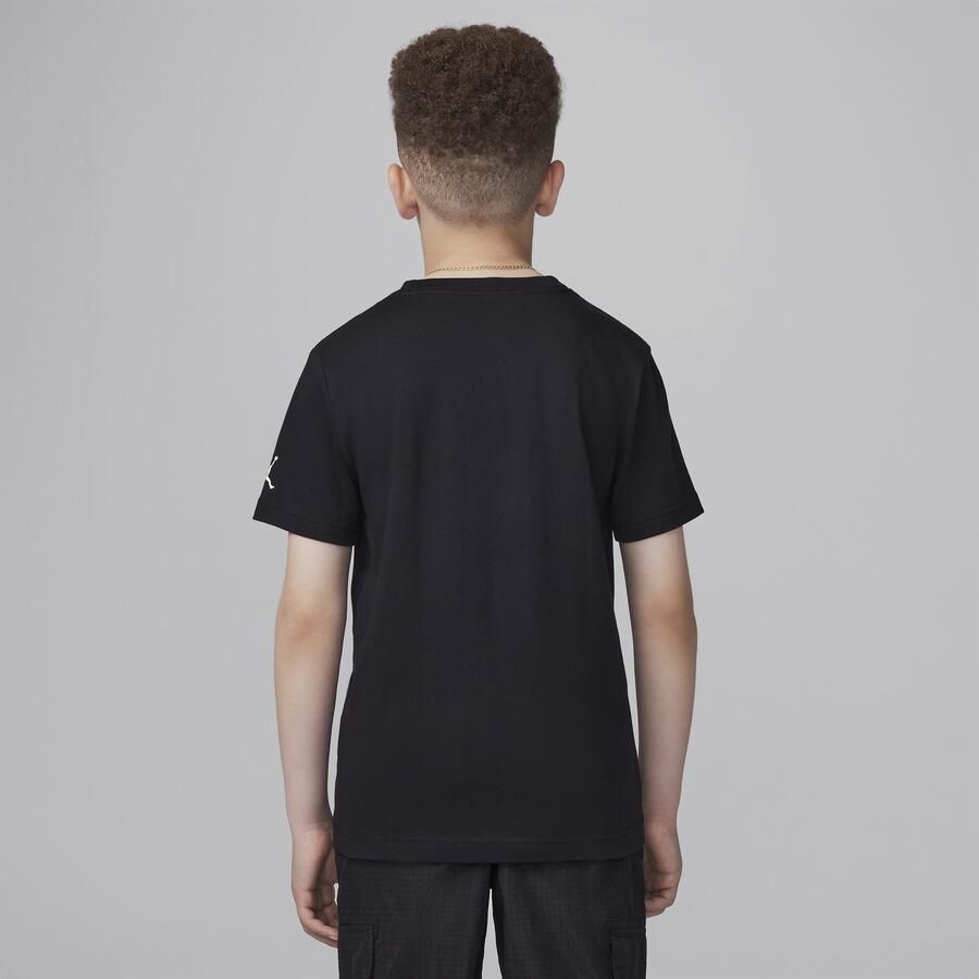 Jordan Air T-shirt met stippengraphic voor kids Zwart - Foto 4