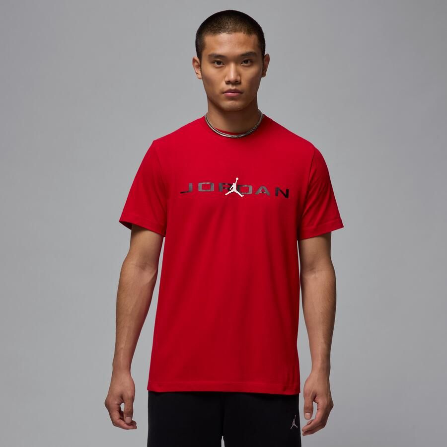 Jordan Air T-shirt voor heren Rood - Foto 4