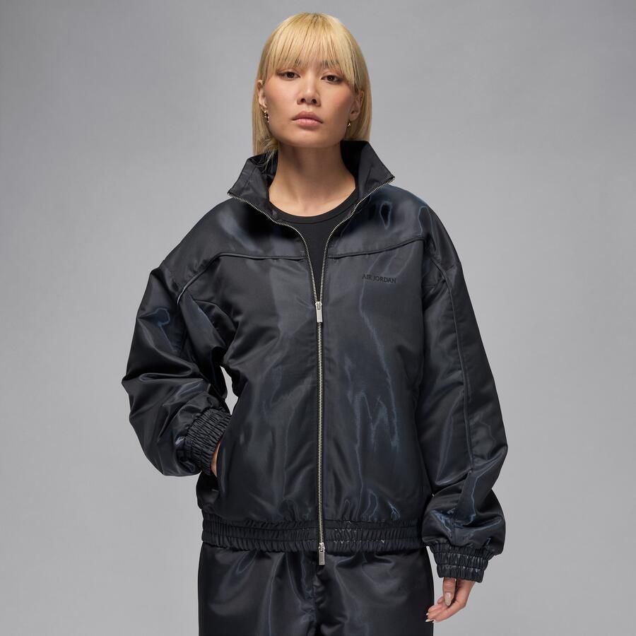 Jordan Air trainingsjack voor dames Zwart - Foto 4