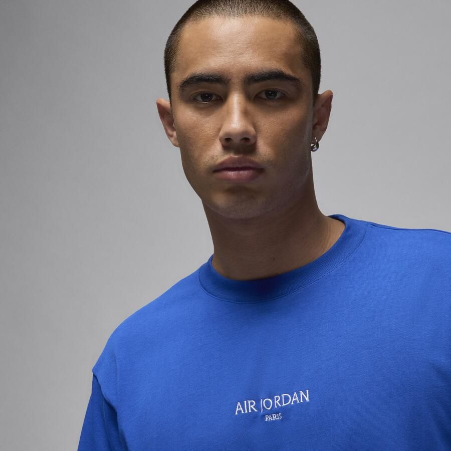 Jordan Air Wordmark 85 T-shirt voor heren Blauw