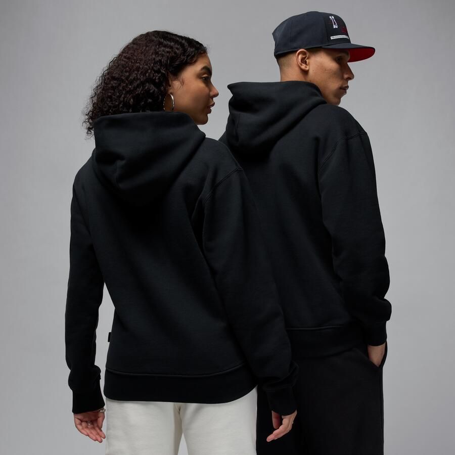 Jordan Air Wordmark Chicago fleecehoodie voor heren Zwart - Foto 4