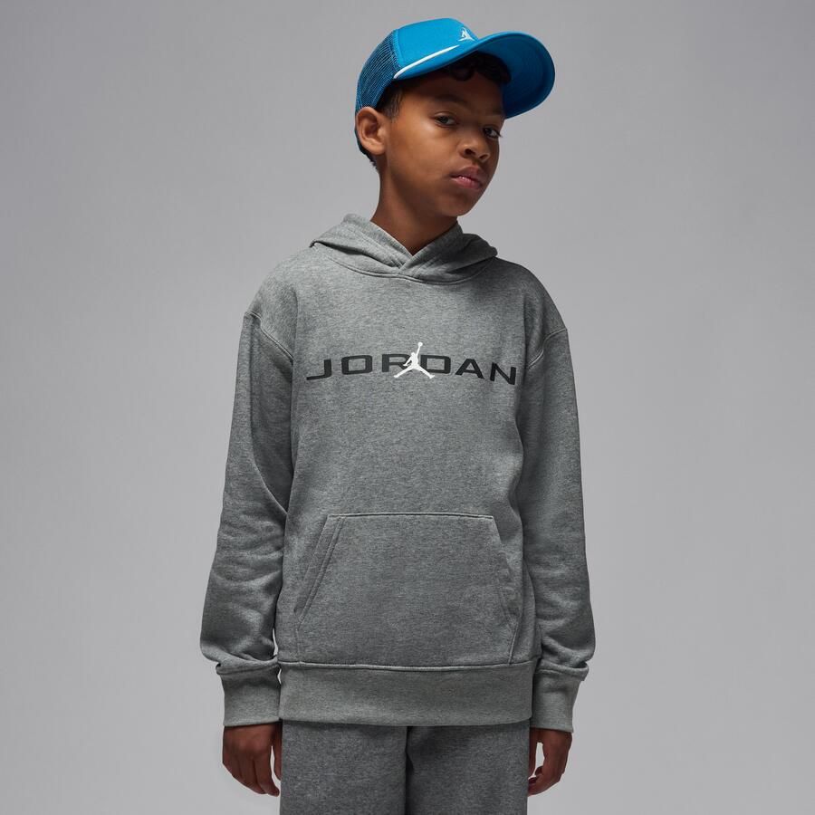Jordan Baseline hoodie voor meisjes Grijs - Foto 4